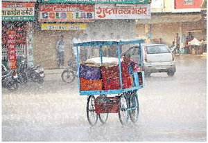 जिलेभर में मावठा बरसा, गिरा तापमान