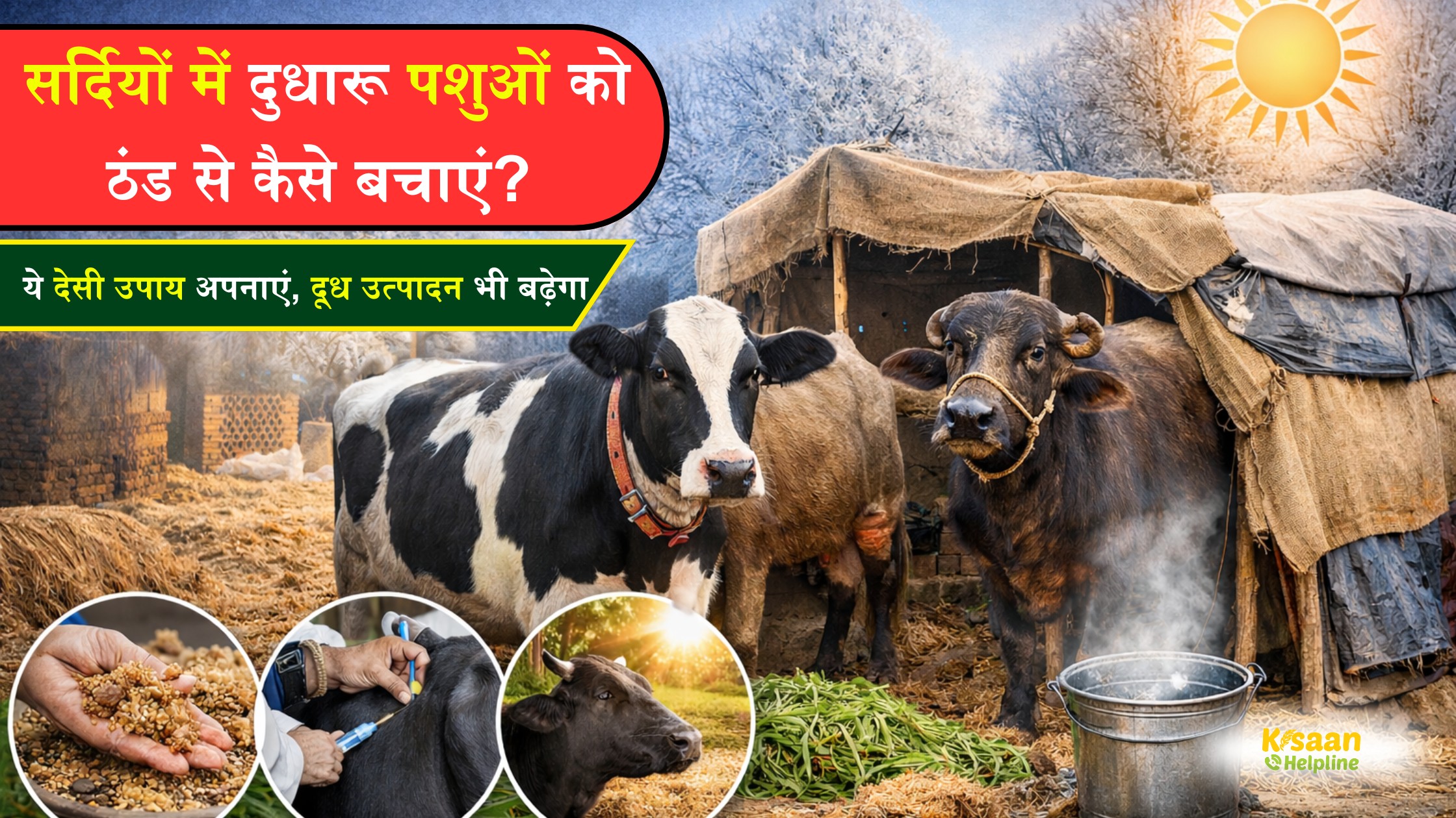 सर्दियों में दुधारू पशुओं को ठंड से कैसे बचाएं? ये देसी उपाय अपनाएं, दूध उत्पादन भी बढ़ेगा