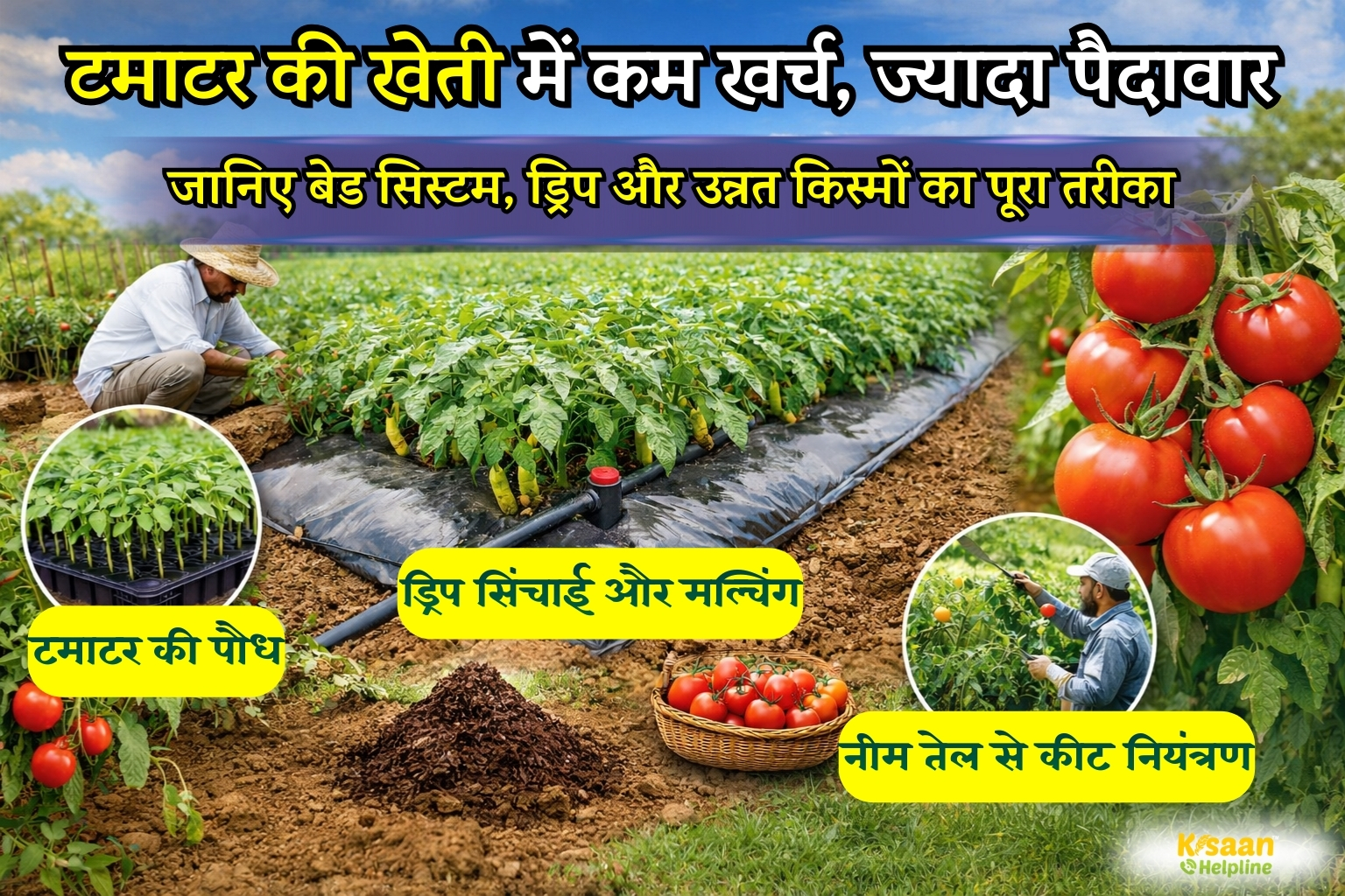 किसान खबर: सही तकनीक अपनाएं, टमाटर की खेती से पाएं ज्यादा पैदावार और बेहतर मुनाफा