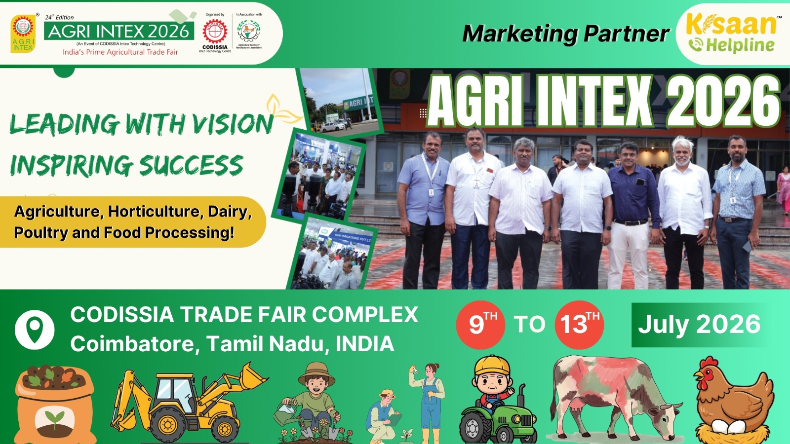 We are happy to share some big news for our farmers – AGRI INTEX 2026 is coming soon