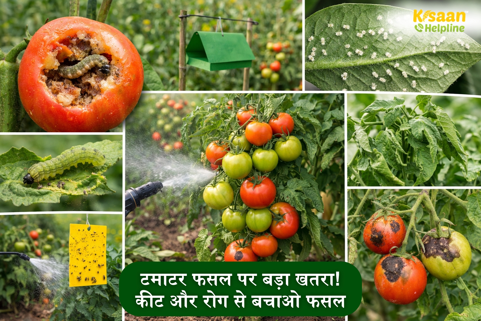 अप्रैल में टमाटर की फसल पर बढ़ा कीट और रोगों का खतरा, जानिए बचाव के असरदार उपाय