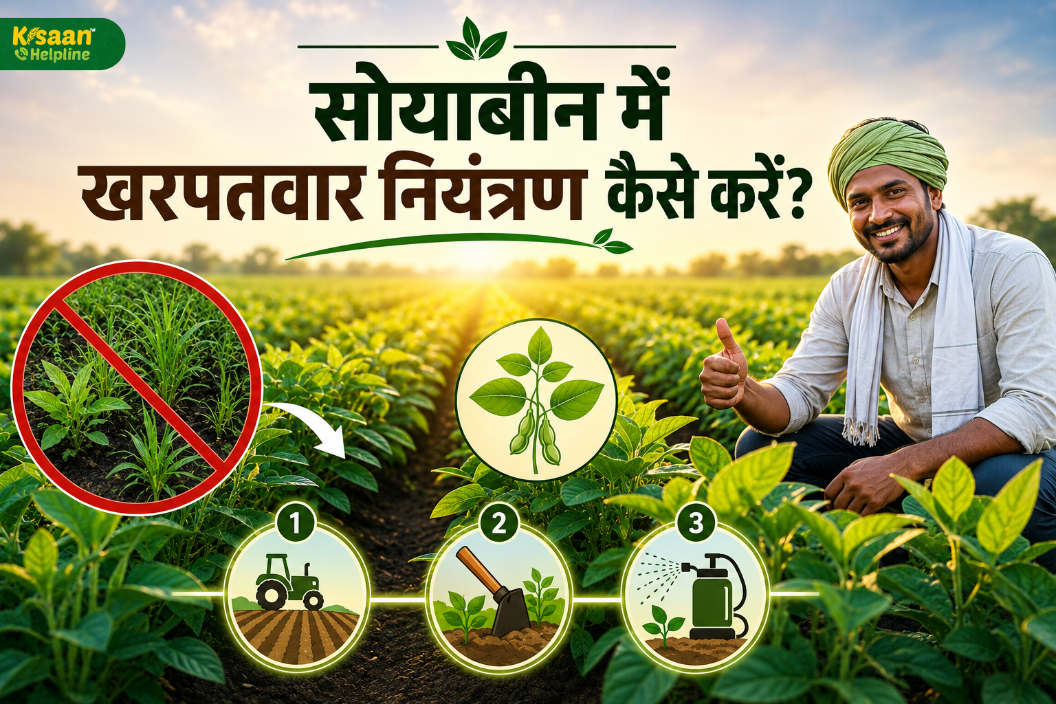 सोयाबीन में खरपतवार नियंत्रण कैसे करें? सही दवा और बचाव के उपाय