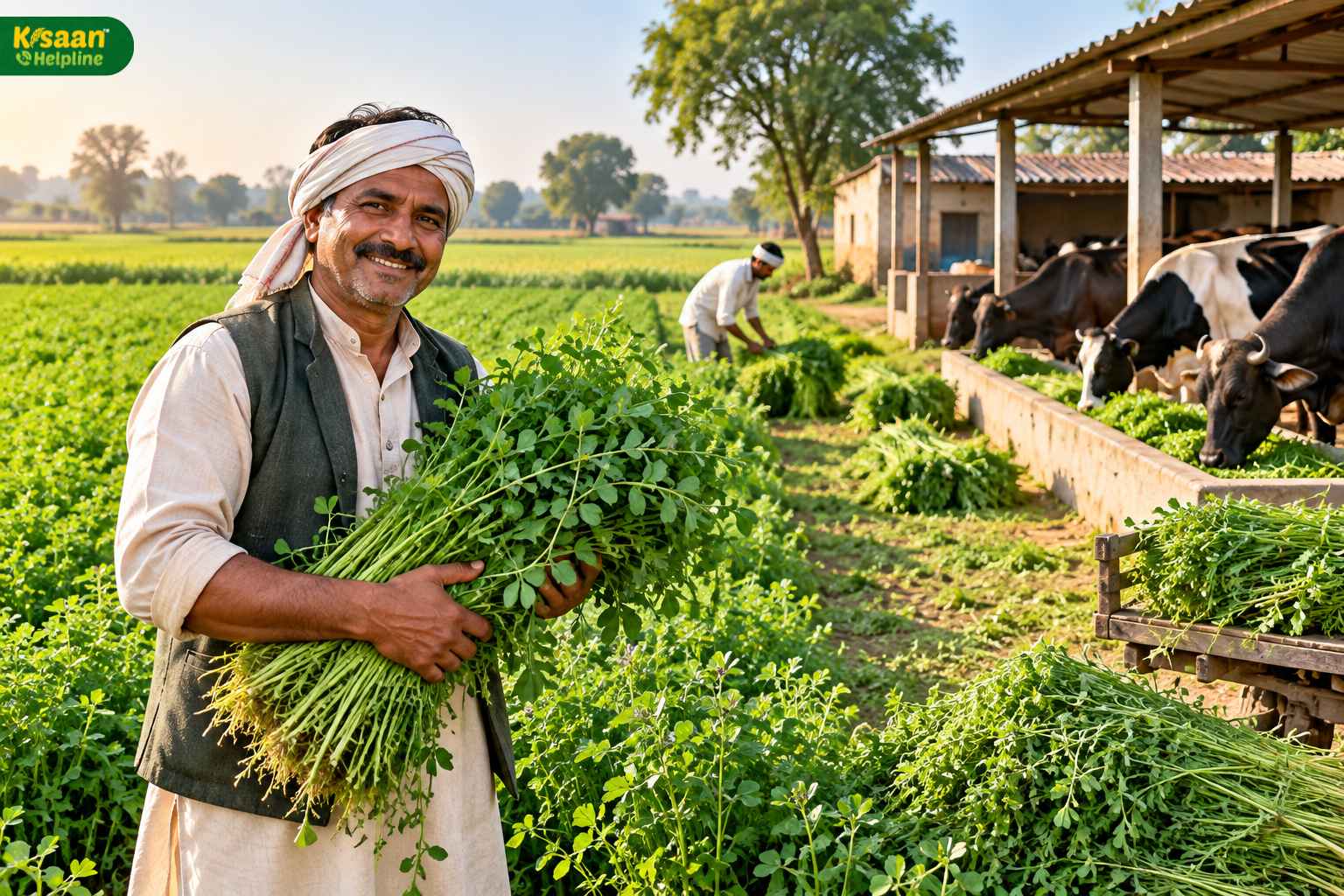 रिजका की खेती से पशुओं के लिए पौष्टिक चारा, साथ में कमाई का भी मौका, जानें बुवाई का सही समय