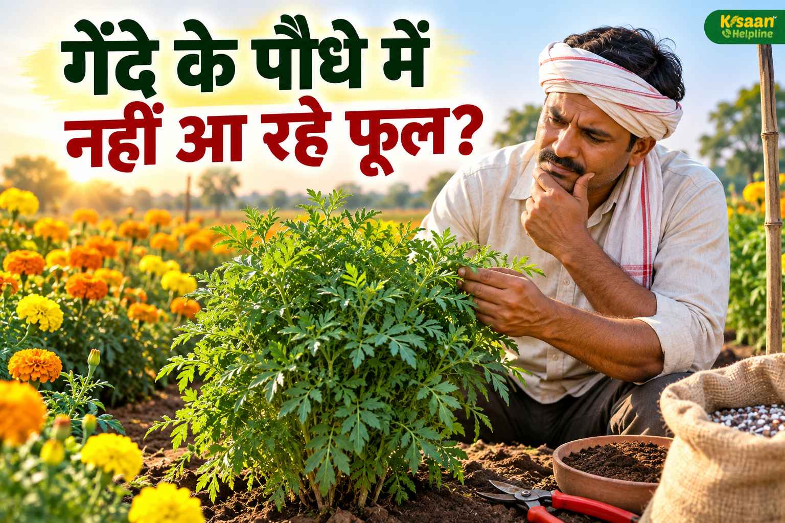 गेंदा का पौधा हरा है, फिर भी फूल नहीं आ रहे? कहीं ये गलतियां तो नहीं कर रहे किसान