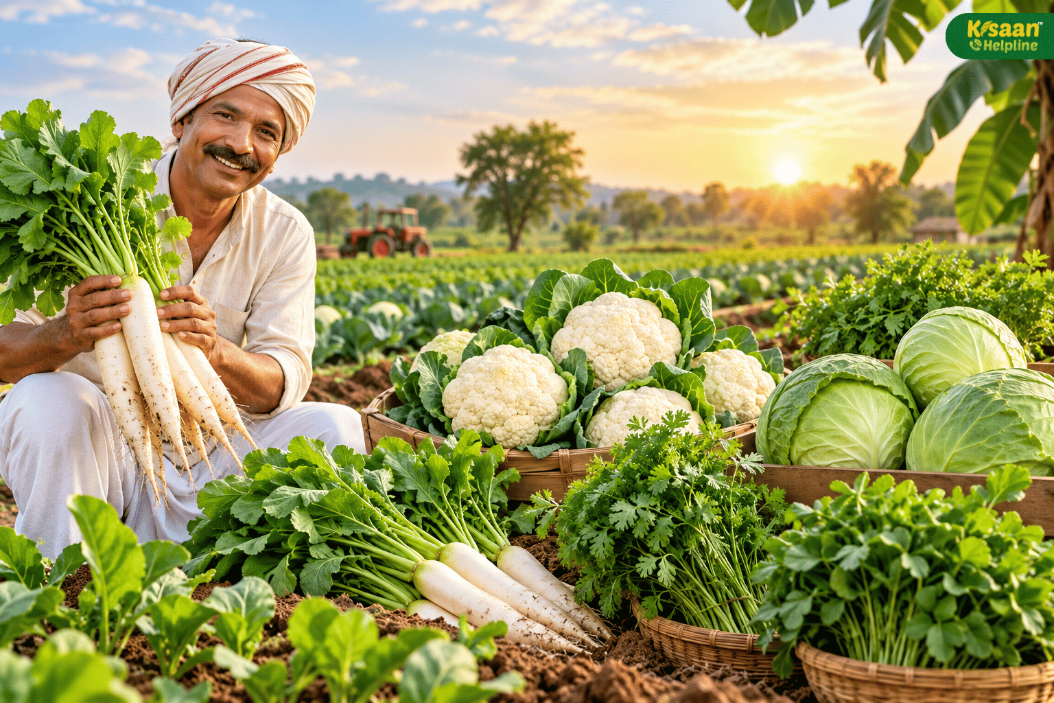 अक्टूबर में लगाएं ये सब्जियां, सर्दियों में जल्दी शुरू हो सकती है कमाई