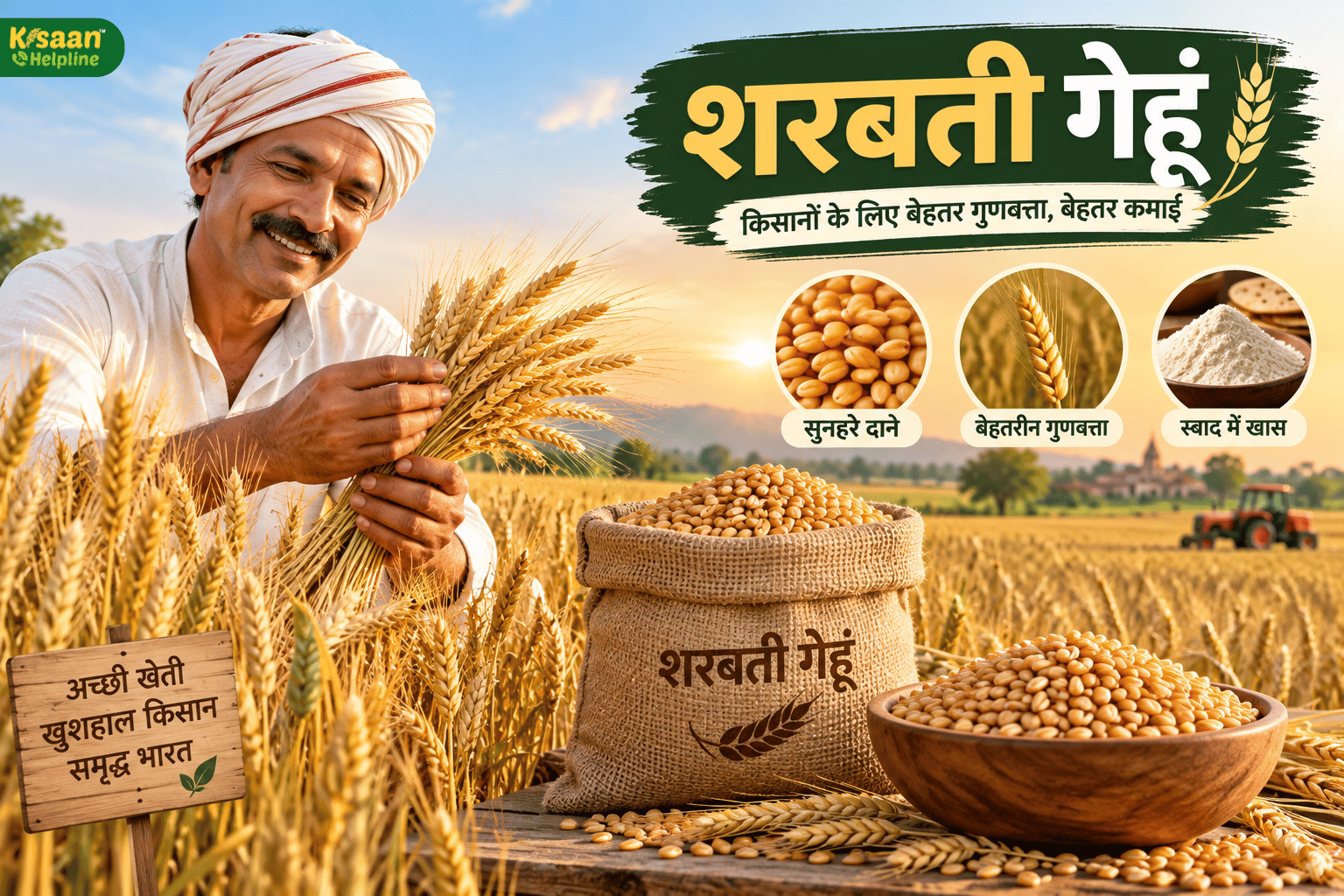 शरबती गेहूं की खेती कैसे करें? सुनहरे दाने और खास स्वाद के कारण बाजार में रहती है अलग पहचान