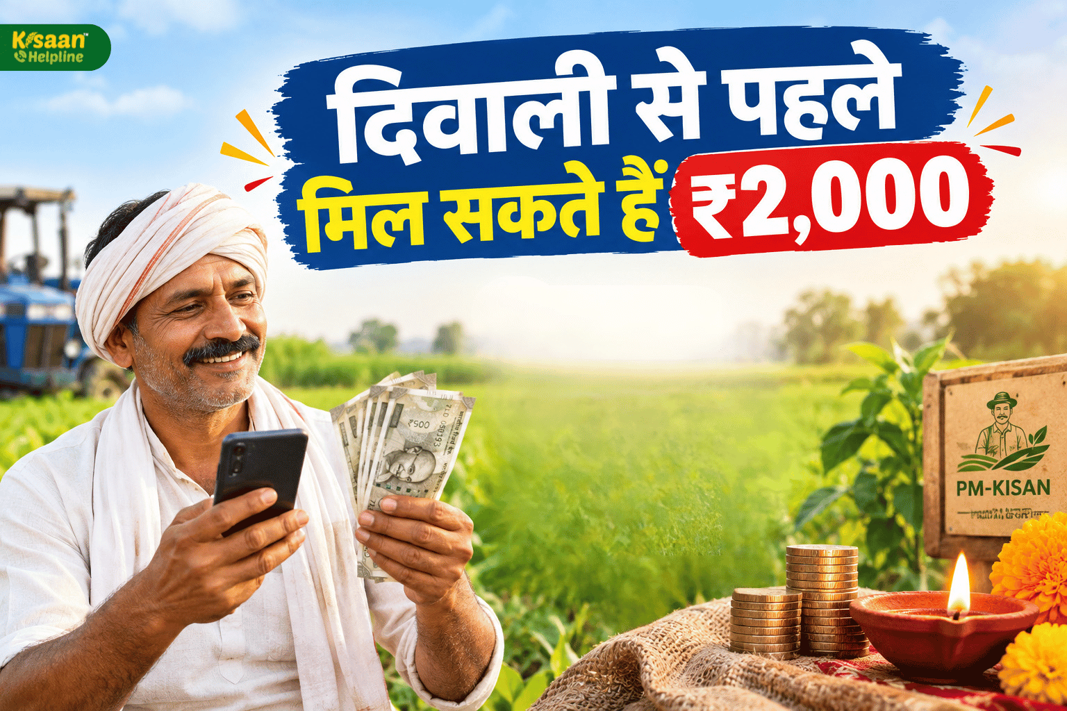 PM Kisan 24वीं किस्त: दिवाली से पहले मिल सकते हैं ₹2,000, किसान अभी कर लें ये 3 जरूरी काम