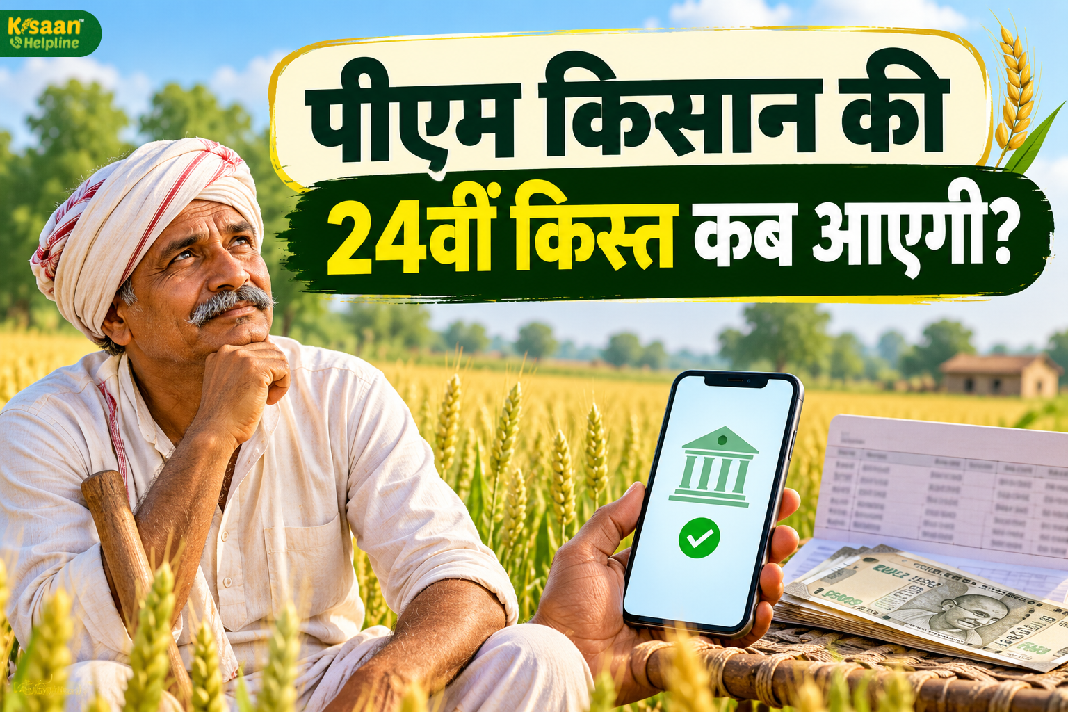 पीएम किसान की 24वीं किस्त कब आएगी? किसानों को मिलेंगे ₹2,000, लेकिन पहले जांच लें ये जरूरी बातें