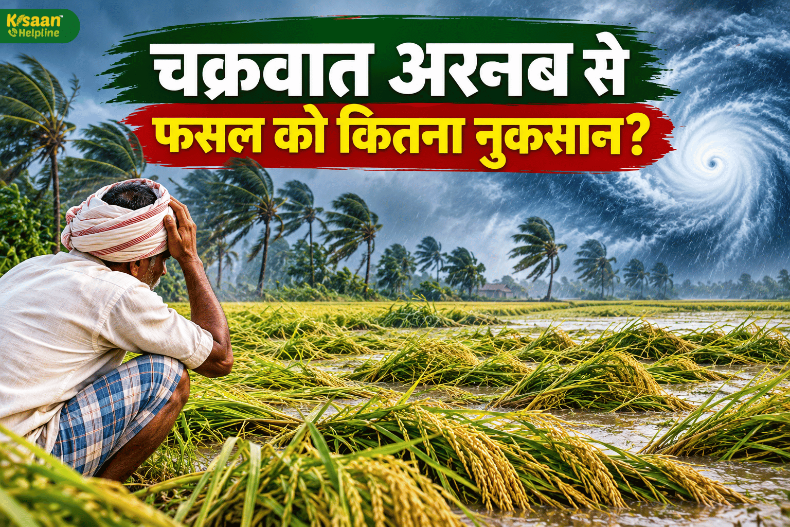 आंध्र प्रदेश में हर साल कितना चावल पैदा होता है? चक्रवात अरनब से धान की फसल पर कितना असर पड़ेगा?