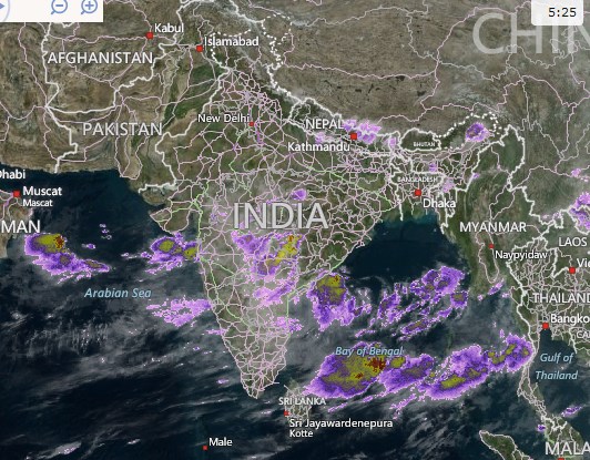 मानसून का संदेश लेकर आए बादल मानसून का संदेश लेकर आए बादल