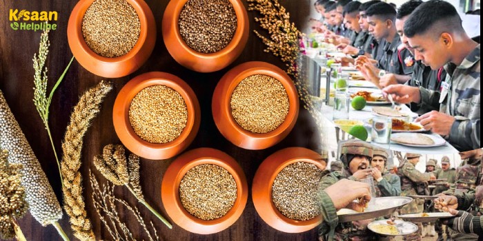 भारतीय सेना राशन में मोटे अनाज फिर से करेगी शामिल, अब जवानों को मिलेगा "मोटे अनाज" से बना भोजन भारतीय सेना राशन में मोटे अनाज फिर से करेगी शामिल, अब जवानों को मिलेगा "मोटे अनाज" से बना भोजन